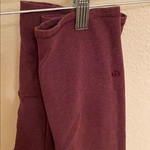 High waisted lululemon crop leggings